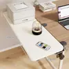 Placa de extensión de escritorio, uso en oficina, no requiere taladro, panel de mesa extensible, soporte de brazo plegable, bandeja para teclado