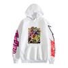 Amazon cross-border animação japonesa JOJO's maravilhosa aventura estampado suéter mais veludo hoodie outlet de fábrica