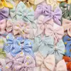 Clipes de Cabelo de Moda Estilo Coreano Desenho Animado Infantil Tecido Presilhas de Cabelo de Bebê Conjunto Acessórios de Cabeça Fofos Clipes Laterais Atacado