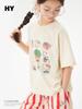 Kaka Harajuku2026 Combinación de Patrones Nuevos de Verano Camiseta de Manga Corta Kitty para Niñas, Adolescentes y Mujeres, Ropa de Casa de Algodón de Verano