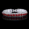Joias de Casamento Europeu e Americano Pulseira Colorida de Múltiplas Camadas Full Diamond Brilhante Estilo Chanel Strass Pulseira Romana Aberta B3178
