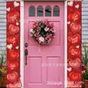Populares Coplas de Feliz Día de San Valentín de Amazon, Amor Romántico, Atmósfera de Fiesta Roja, Accesorios para Fotos, Banderines y Telas Colgantes