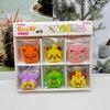 Borrador Pikachu Elfo Estilizado Mini Mascota Borrador de Lápiz Mini Papelería para Estudiantes Borrador de Recortes Premio