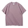 Camiseta Peso Pesado 280g Algodão Puro com Logo Personalizado, Marco Qin Manga Curta Oversize Street Fashion Ins Casual Versátil