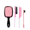 Peine de Amazon para peinar el cabello, peine hueco, peine para el cabello, cepillo de pelo de tres piezas, peine de cola de ratón, cepillo de borde
