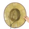 Sombrero de paja casual de ala grande para viajar, sombrero de sol para hombre, sombrero de paja de protección solar para hombre de verano, sombrero de sol, sombrero de vaquero, venta al por mayor