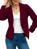 Ropa de Mujer Transfronteriza Europea y Americana Amazon 2024 Otoño Venta Caliente Chaqueta de Moda Traje de Doble Capa Solapa Traje Pequeño