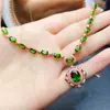 Venta al por mayor de fábrica Popular Collar de Piedras Preciosas Naturales Múltiples Plata S925 Incrustado con Piedras Principales 4*6+7*9, Ventas Directas de Fábrica de Joyería