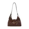 Bolso de mujer de gran capacidad, nueva colección otoño 2025, bolso de hombro minimalista y moderno estilo coreano de nicho, bolso de hombro casual de color sólido