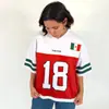 Nova Camiseta Personalizada com Estampa de Carta e Bandeira para Comércio Exterior da Amazon, Camiseta Solta da Moda Combinando para Casais, Estilo Americano