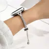Pulsera de Diamantes Completa Estilo Personalizado Creativo Correa de Metal para Reloj Adecuada para Apple S10 Watch Iwatch987654 Generación Se