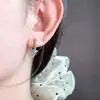 Pendientes Largos Doble Mariposa Huecos Estilo Francés, Diseño de Nicho, Pendientes Exquisitos y Versátiles, Accesorios para Orejas Elegantes y a la Moda