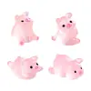 Micro Paisagem Luminous Desenho Animado Rosa Fosco Porco Mengli Decorações DIY Acessórios para Pendurar Pequenos Enfeites de Mesa