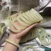 Venta al por mayor de fábrica pulsera de jade sudor natural transparente como el hielo pulsera de barra redonda de agua clara pulsera de belleza soleada de hielo para niña