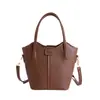Bolso Cesta de Verduras Portátil Estilo Coreano Ins Retro para Mujer Otoño 2026 Nuevo Bolso Cruzado Cubo de Gama Alta para el Trabajo