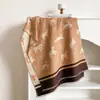 Nova coleção outono/inverno: lenço dupla face estilo retrô com estampa de cavalo, xale feminino de cashmere sintético outono/inverno, cachecol e xale quentes em blocos de cor, dupla finalidade