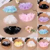Ropa para Muñecas de 10 cm Falda Corta de Encaje de Malla Color Caramelo Accesorios de Ropa para Muñecas de Algodón Atuendo de Repuesto para Muñeca Kt