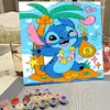 Pintura acrílica dibujos animados infantiles hecho a mano diy pintura al óleo digital pintura al óleo al por mayor verano graffiti decoración para colorear pintura para colgar