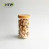 Garrafa Selada 550ml Pet Transparente Plástico Doce Pote Espiral Boca Larga Grau Alimentício Biscoito Nozes Embalagem Garrafa