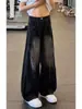 Jeans de estilo americano con dobladillo curvo para hombre, colección otoño 2026, pantalones casuales holgados de pierna ancha para adolescentes, pantalones extralargos para personas altas