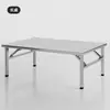 Mesa Dobrável para Uso Doméstico, Mesa de Jantar Quadrada, Mesa Portátil para Exterior, Mesa Comercial para Barracas de Rua, Mesa Pequena para Casa de Aluguel