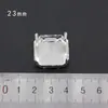 Ventas directas de fábrica con soporte de garra con agujero soporte inferior ropa de boda zapatos de boda accesorios DIY cobre plata costura a mano accesorios de taladro con forma 30