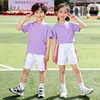 Conjunto de Uniforme para Equipo de Porristas de Desempeño del Día del Niño, Dos Piezas de Verano 100% Algodón, Uniforme para Clase de Deportes