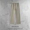 Pantalones Deportivos Casuales de Algodón Puro Pesado Estilo Americano Personalizados de la Isla Cai Xiang para Hombre, Pantalones de Pierna Recta Sueltos de Alta Gama, Pantalones de Moda Urbana para Hombre
