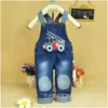 Pantalones de tirantes para niños Primavera Otoño e Invierno Ropa nueva para niños Pantalones de mezclilla Bebé Infantil 1-3 Años Pantalones para niños y niñas