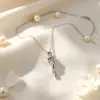 Nueva Cadena de Clavícula Simple y Única Corona de Chile de Moda Colgante de Acero Inoxidable Collar Joyería para Mujer Venta al por Mayor