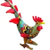 Artesanías decoración de micro paisajismo decoración miniatura vaca linda pollo grande fábrica de esmalte al por mayor hecho a mano especialidad de Zibo