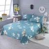 Juego de sábanas de tres piezas, sábana doble, funda de almohada, tejido cepillado agradable para la piel, apto para camas individuales, uso en todas las estaciones, ropa de cama para dormitorio de estudiantes, colección de otoño