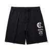 Moda para Hombre Tallas Grandes Gordito Manga Corta Moda Personalidad Estampado de Letras Holgado Extra Grande Top de Media Manga T8838