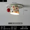 Hoja de Plátano Caracola Francesa Creativa Pasillo Cerámico Concha Entrada Balcón Dormitorio Lámpara de Techo de Atmósfera Hierro
