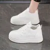 Zapatillas Blancas de Plataforma con Grulla de Almohada, Zapatos Casuales de Suela Gruesa para Aumentar la Altura para Mujer, Nueva Colección Otoño 2026, Zapatillas Blancas Versátiles y Modernas