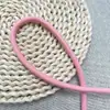 Corda trançada personalizada de 8mm 150cm corda única 97 cores em estoque Corda de poliéster para DIY feita à mão Cordão anti-perda resistente ao desgaste