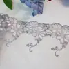 En Stock Encaje de Recorte Bordado de Malla de Flor de Cosmos Estilo Europeo y Americano para Lencería, Sujetadores y Faldas de Vestido Lolita