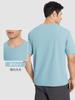Verano Secado rápido Deportivo Manga corta Hombre Casual Suelto Combinable Color sólido Top Exterior Running Fitness Camiseta DMT002