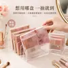 Novo Porta-armazenamento de Paleta de Sombras, Caixa de Pó Transparente, Compartimento de Gaveta de Mesa, Organizador de Maquiagem e Cosméticos