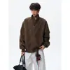 Chaqueta de vuelo de marca moderna, chaqueta corta de béisbol para hombre estilo americano, teñido anudado en piel, genial y elegante, corte holgado para otoño