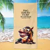 Toalha de Praia Transfronteiriça TEMU Xiyin Novo Animal Toalha de Banho de Praia Microfibra para Homens e Mulheres Pano de Toalha de Secagem Rápida