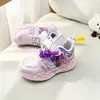 Colega Beibei 23-32 Jardas Superfície de Couro Mais Vendido Estilo Menina Bebê Superfície de Couro Sapatos Casuais Sapatos Esportivos EVA Borracha Sola Macia Sapatos Esportivos