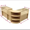 Vitrina de cigarrillos para tienda de conveniencia Vitrina de cigarrillos multifuncional para supermercado integrada con caja registradora Vitrina de madera para cigarrillos y alcohol Tienda de conveniencia pequeña