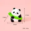 Nova Série Panda Floresta de Bambu Estilo Chinês Artesanato em Resina Decoração de Mesa Estilo Cura Sala de Chá Decoração de Mesa Resina Atacado