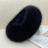 Otoño e invierno Mao Mao anillo de decoración para el pelo sin ala sombrero anillo de sombrero de piel engrosada imitación de zorro pelo falso cálido sombrero para niños