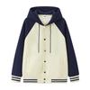 Ropa de trabajo grupal de otoño e invierno, ropa de clase para hombres y mujeres, chaqueta de pareja, ropa de béisbol con capucha, sudadera con logotipo impreso personalizado