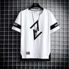 Conjunto deportivo de verano para hombre, camiseta de manga corta para adolescentes, estudiantes de secundaria, moda masculina, conjunto atractivo