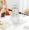 Vaso de Vidro Criativo Estilo Europeu Simples e Fresco para Plantas Verdes, Flores Frescas e Flores Secas, Ornamento de Decoração para Sala de Estar, Garrafa de Vidro em Estoque