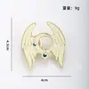 Nuevo broche de metal lindo de dibujos animados de comercio exterior, pin de insignia de aleación personalizado de moda ins japonesa para mujer