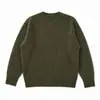 Suéter Feminino de Cashmere com Escovado de Seda Peça Única Sem Costura Gola Redonda Base de Lã Nova Roupa Feminina Malha Top para o Início do Outono